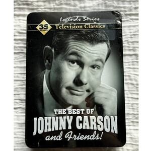 TV Best of Johnny Carson and Friends DVD 4-Disc Set 35 Episodes Collector’s Tin